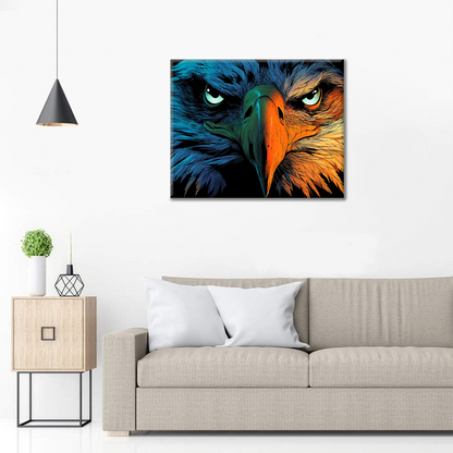 águila - Pintar por números