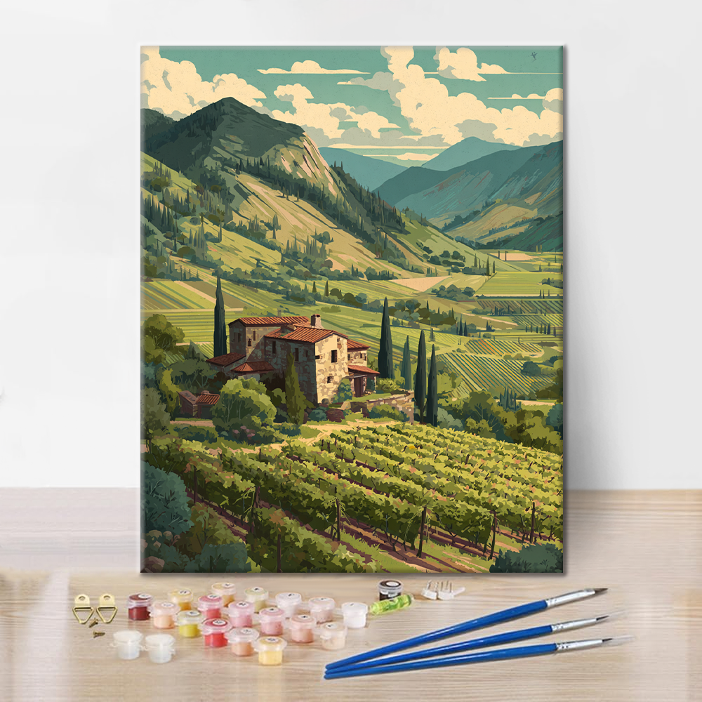 Viñedo Esmeralda - Pintar por números