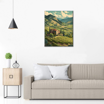 Viñedo Esmeralda - Pintar por números