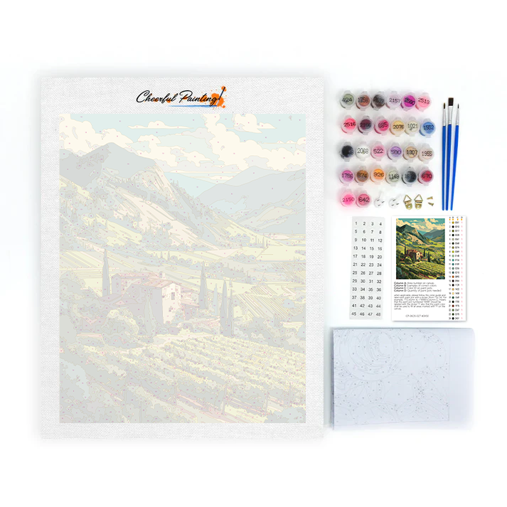 Viñedo Esmeralda - Pintar por números