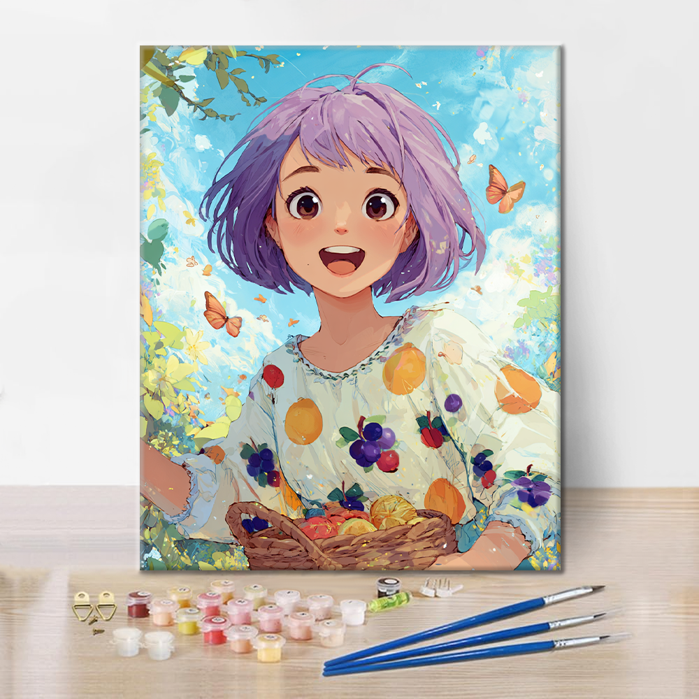Brisa de alegría - Pintar por números
