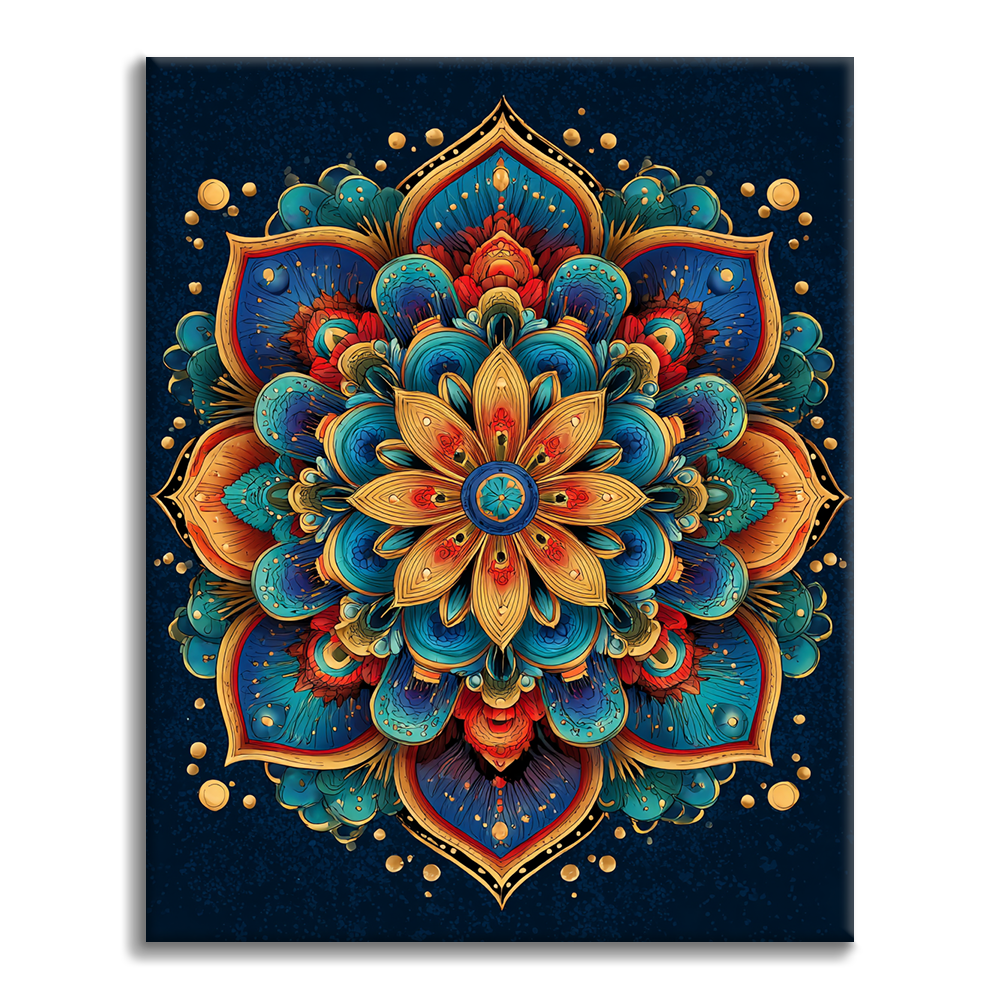 Mandala de Gloria - Pintar por números