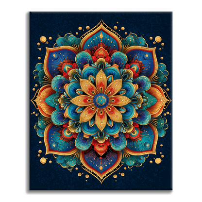Mandala de Gloria - Pintar por números