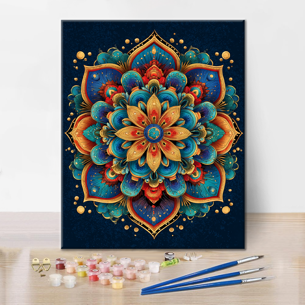 Mandala de Gloria - Pintar por números