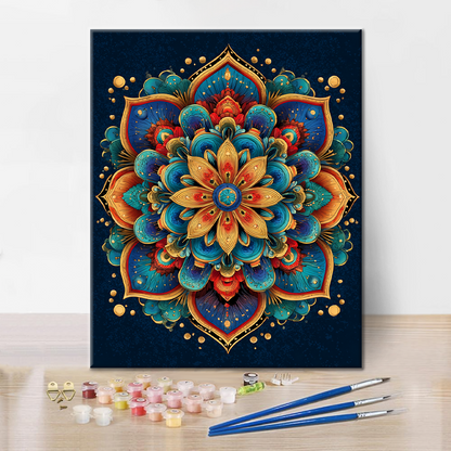 Mandala de Gloria - Pintar por números