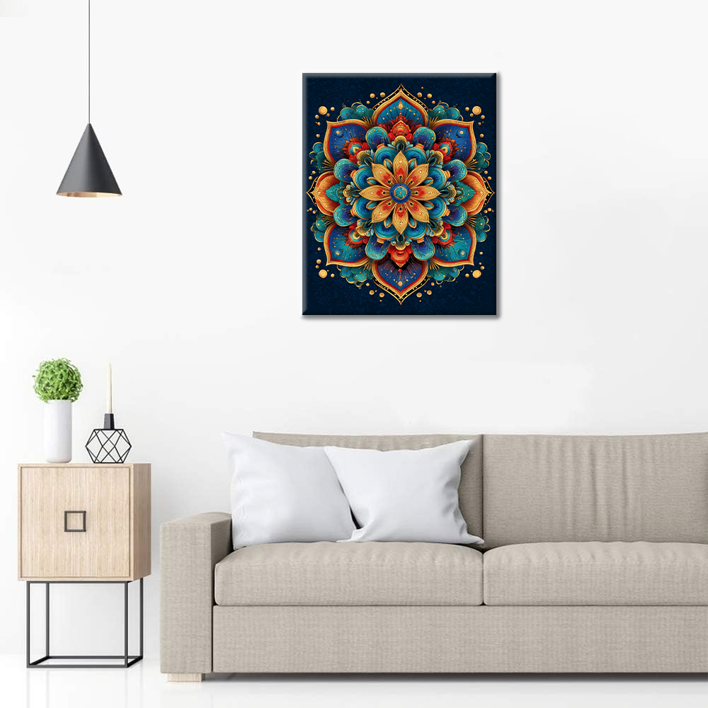 Mandala de Gloria - Pintar por números