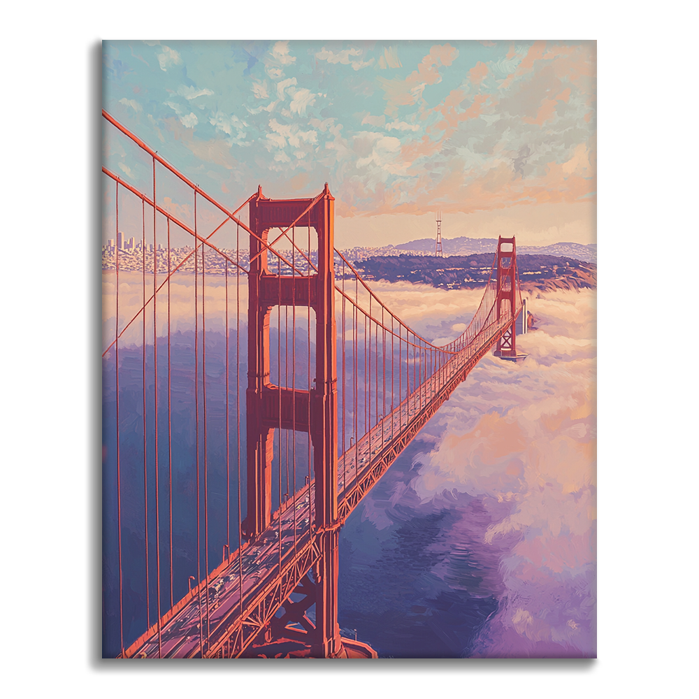 Puente Golden Gate - Pintar por números