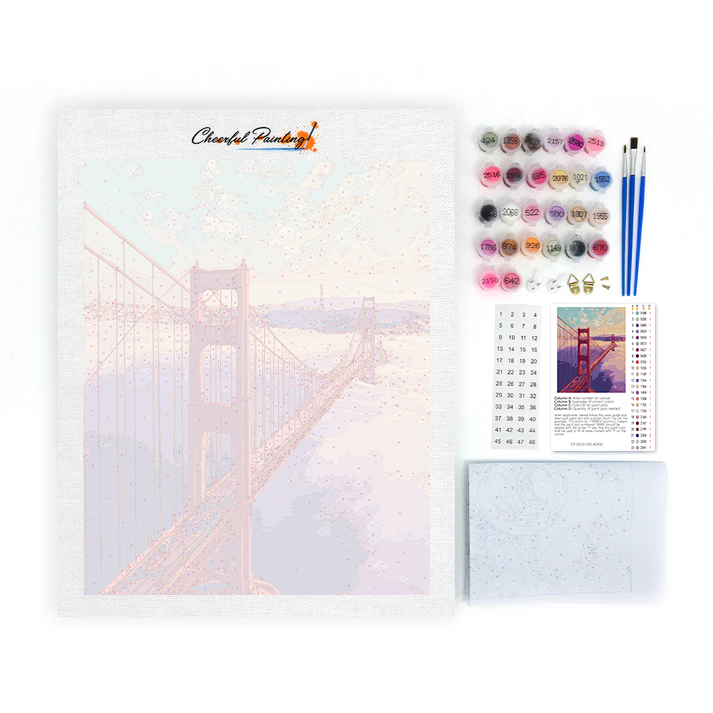 Puente Golden Gate - Pintar por números