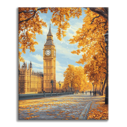 Londres dorado - Pintar por números