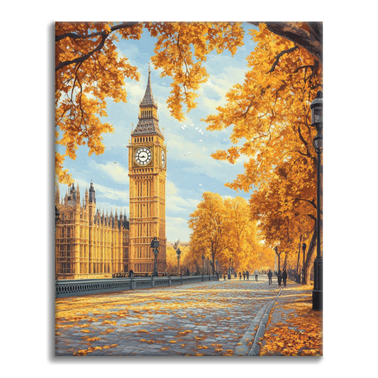 Londres dorado - Pintar por números