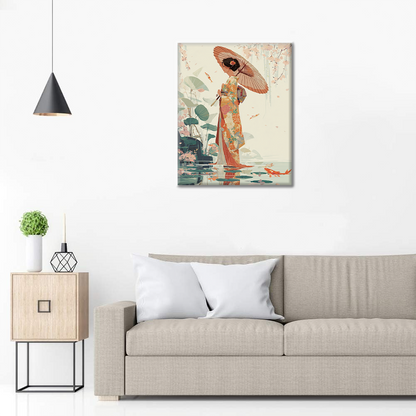 Invitación de Koi - Pintar por números
