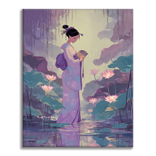 Brisa de lavanda - Pintar por números