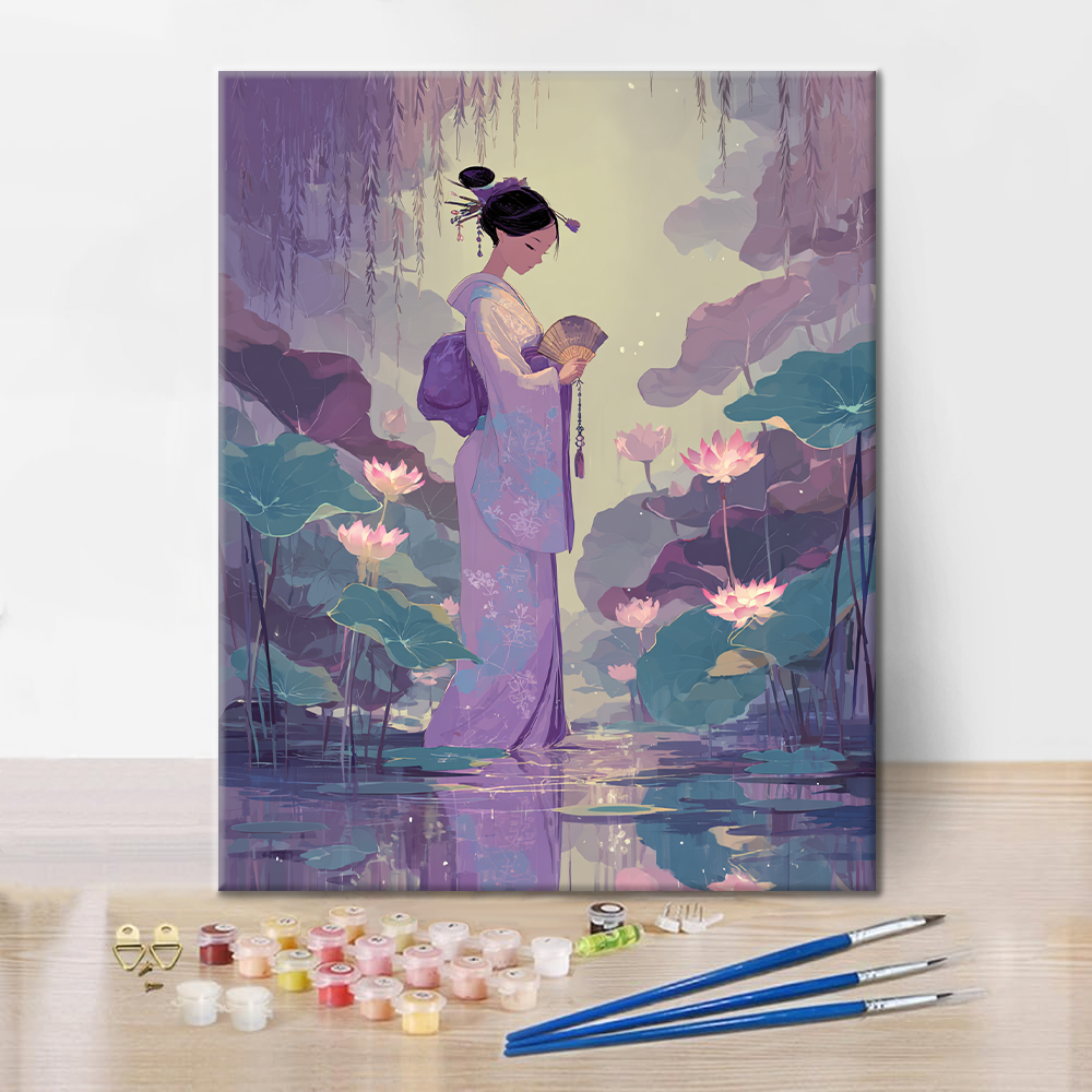 Brisa de lavanda - Pintar por números