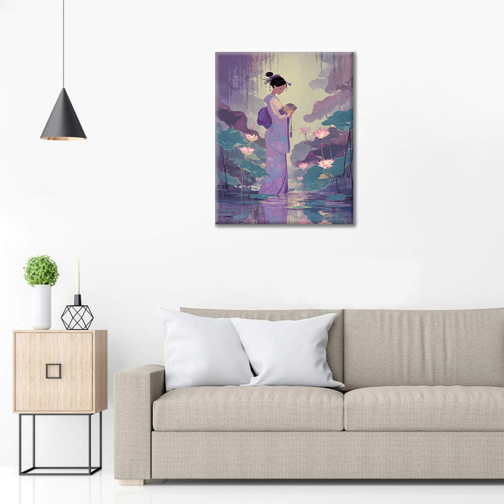 Brisa de lavanda - Pintar por números