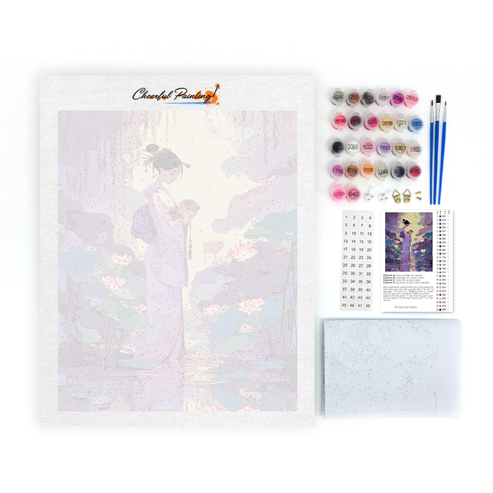 Brisa de lavanda - Pintar por números