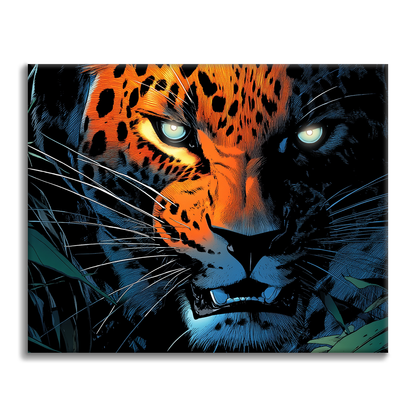 leopardo - Pintar por números