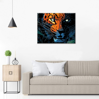 leopardo - Pintar por números