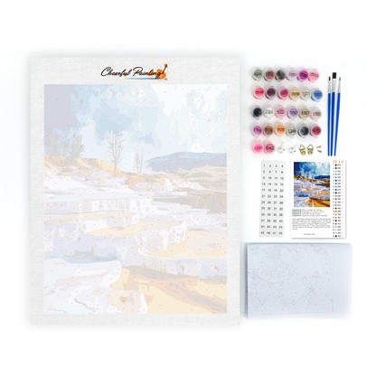 Terrazas de Mammoth Hot Springs - Pintar por números