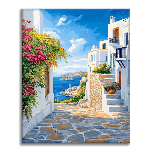 Paseo por el Mediterráneo - Pintar por números