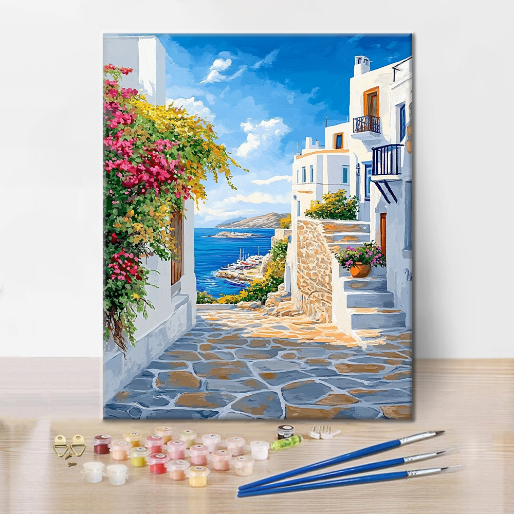 Paseo por el Mediterráneo - Pintar por números