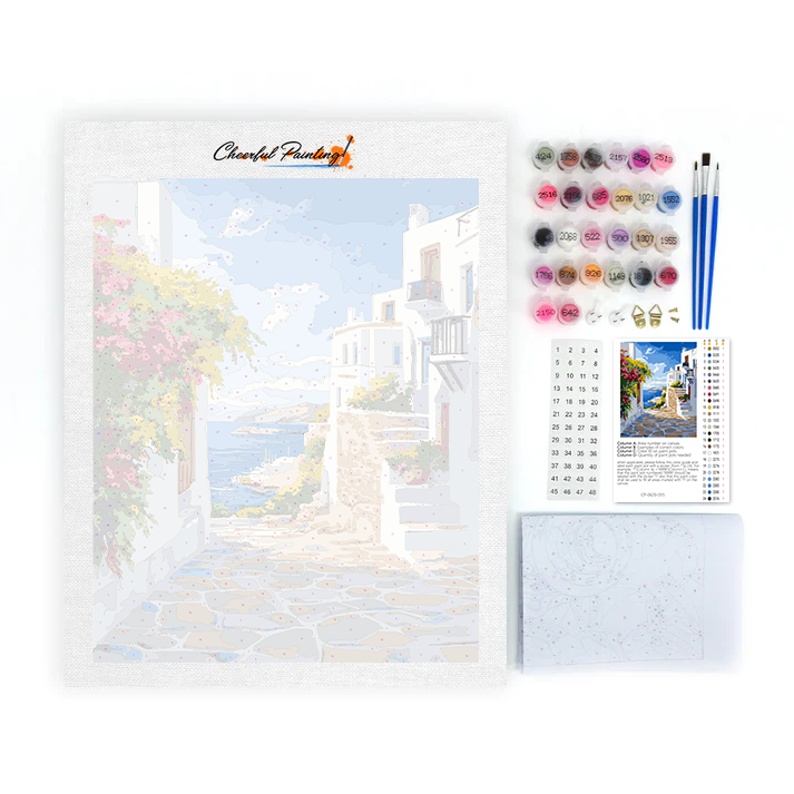 Paseo por el Mediterráneo - Pintar por números