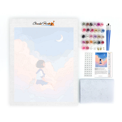 Sueños iluminados por la luna - Pintar por números