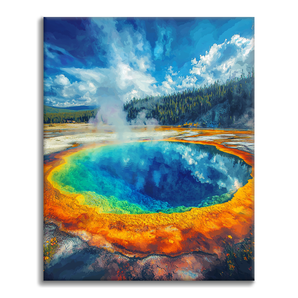 Piscina Morning Glory - Pintar por números