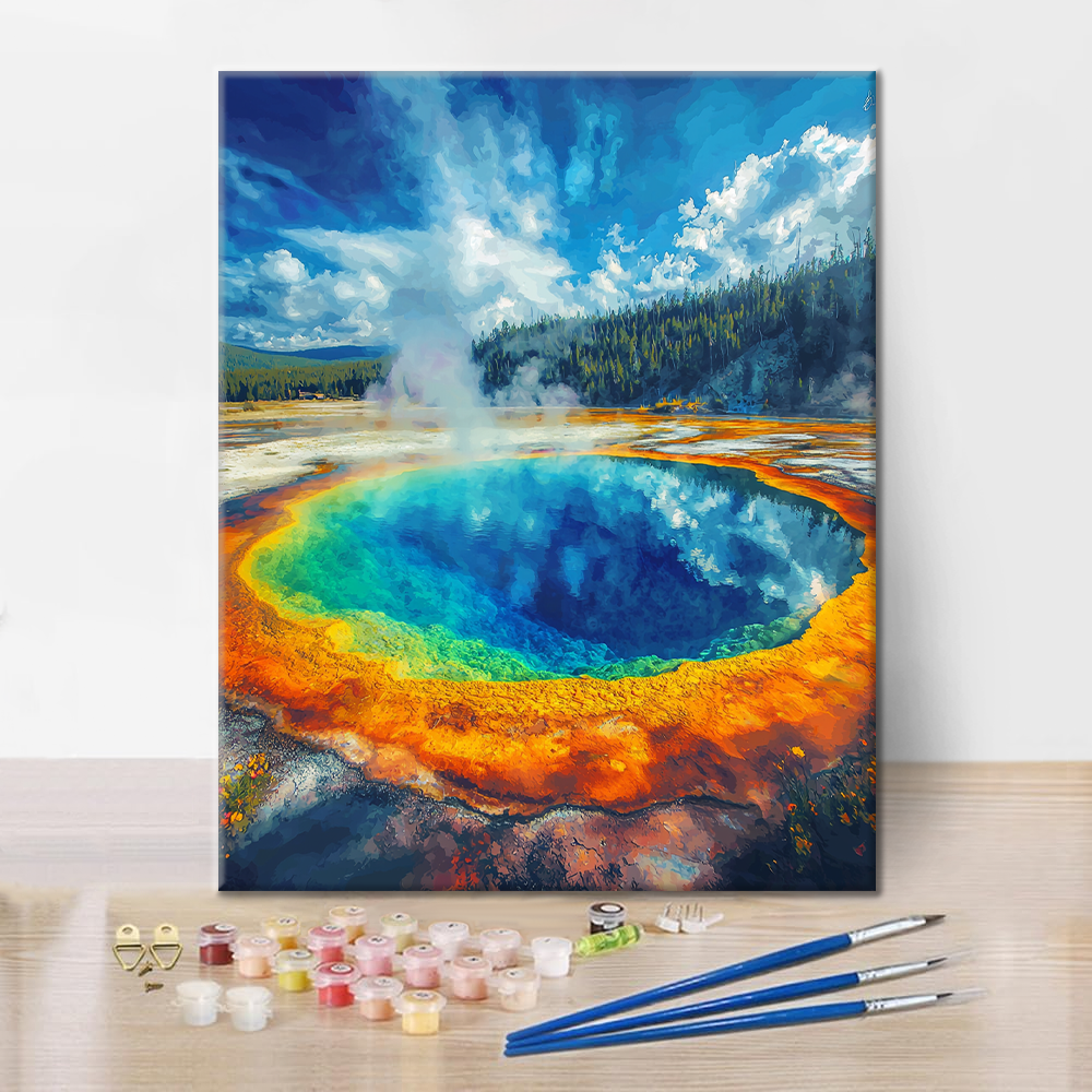 Piscina Morning Glory - Pintar por números
