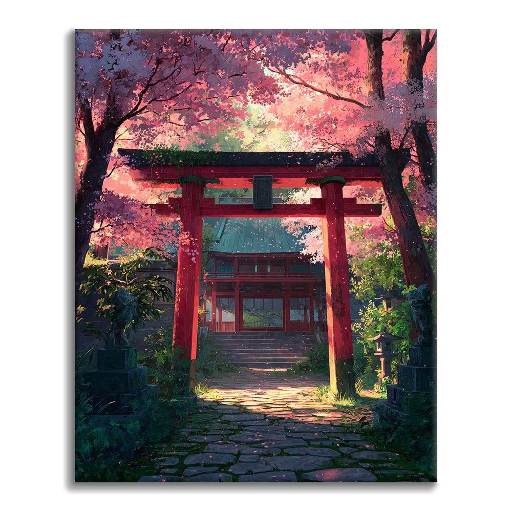 Torii Místico - Pintar por números
