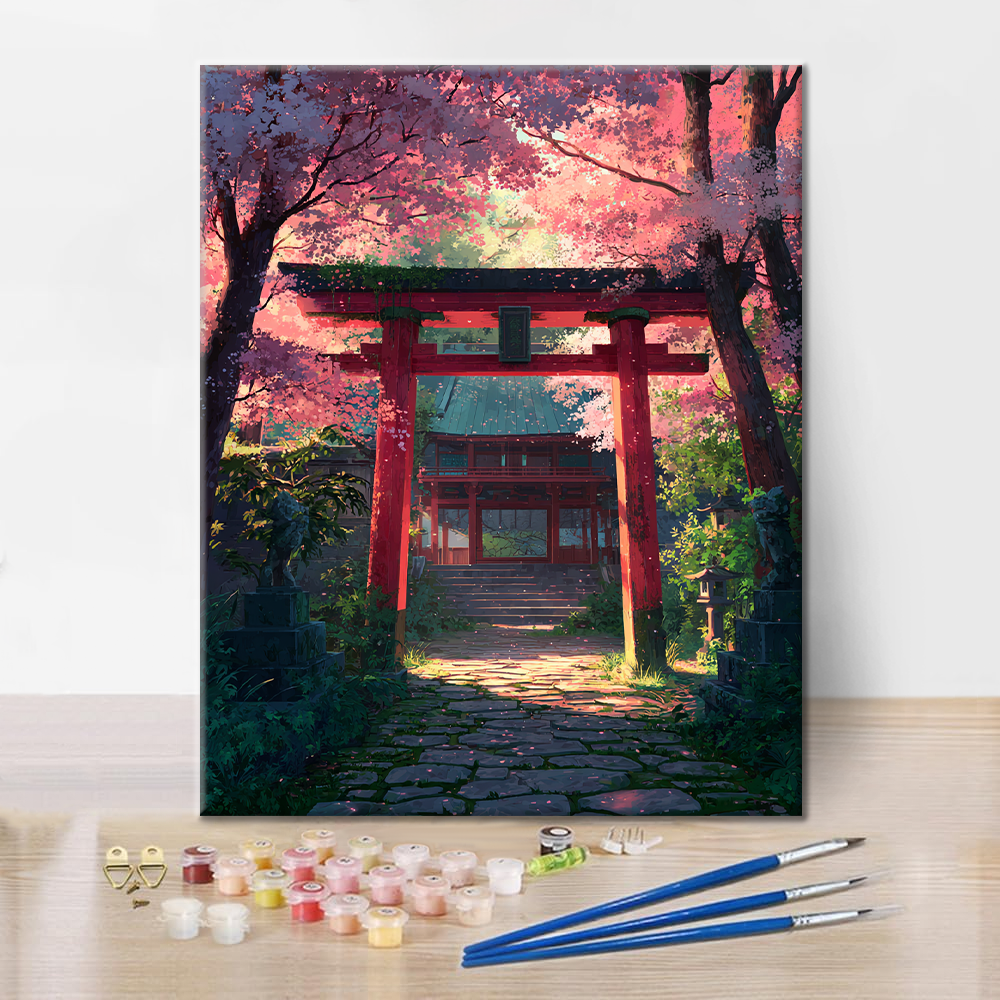 Torii Místico - Pintar por números