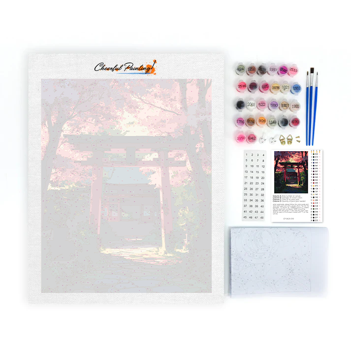 Torii Místico - Pintar por números