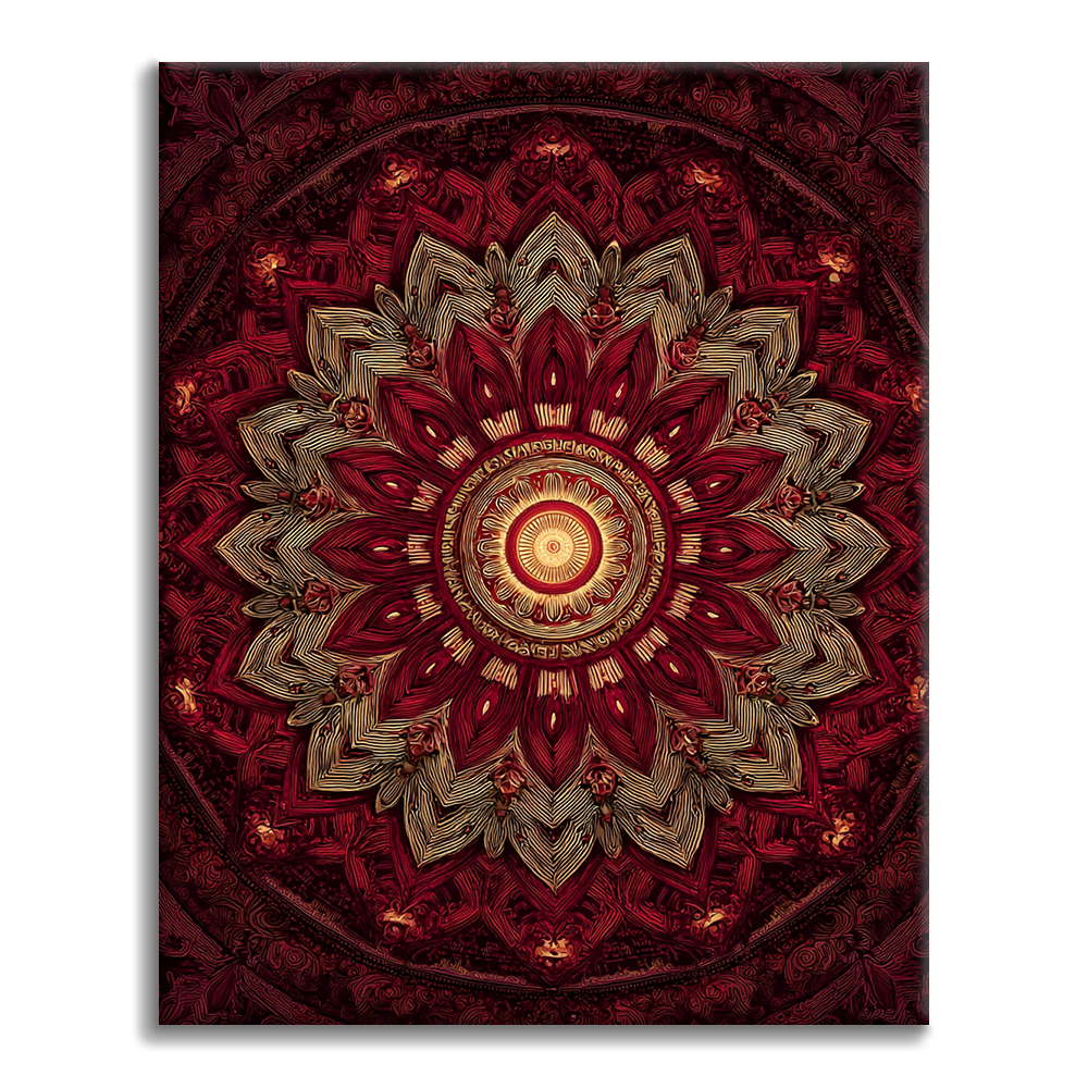 Mandala Celestial - Pintar por números