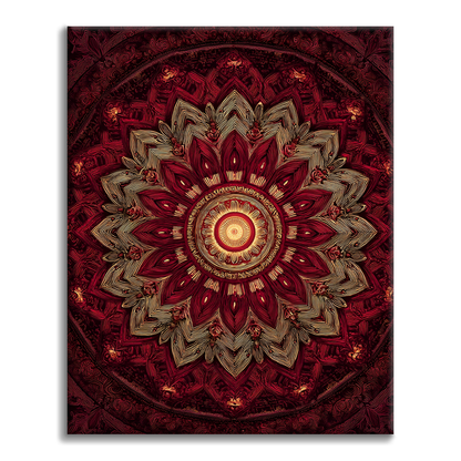 Mandala Celestial - Pintar por números