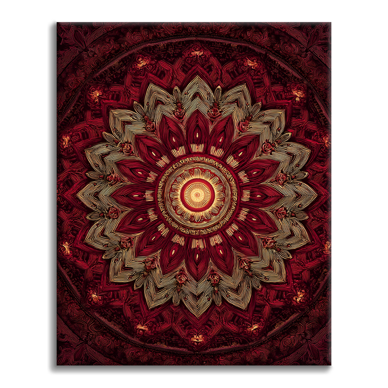 Mandala Celestial - Pintar por números