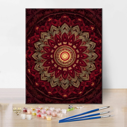 Mandala Celestial - Pintar por números