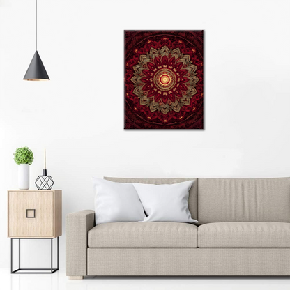 Mandala Celestial - Pintar por números