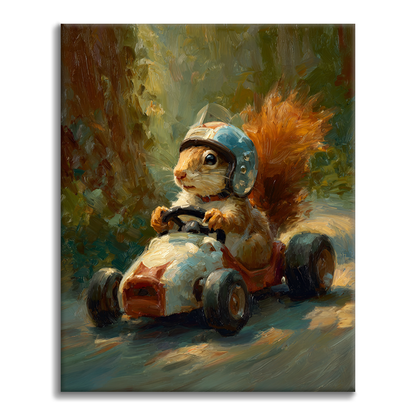 Ardilla de carreras - Pintar por números