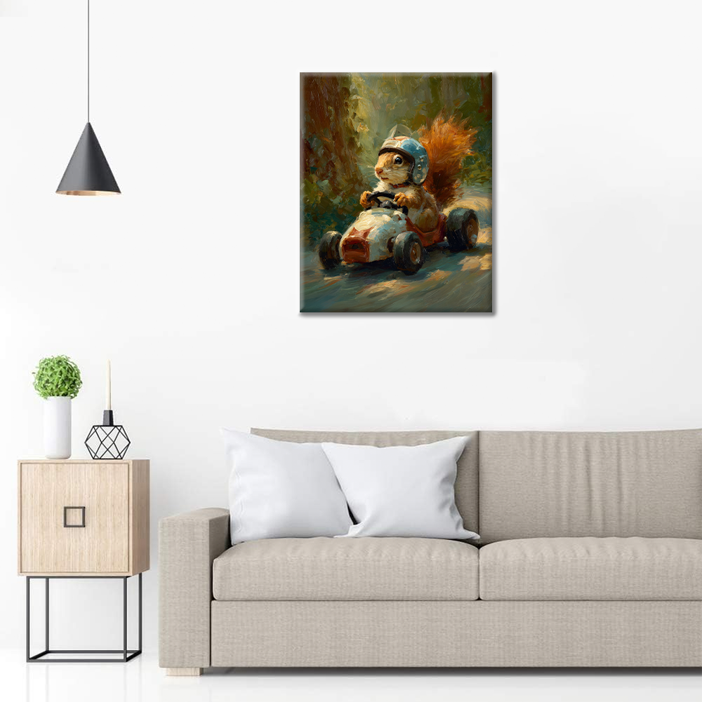 Ardilla de carreras - Pintar por números