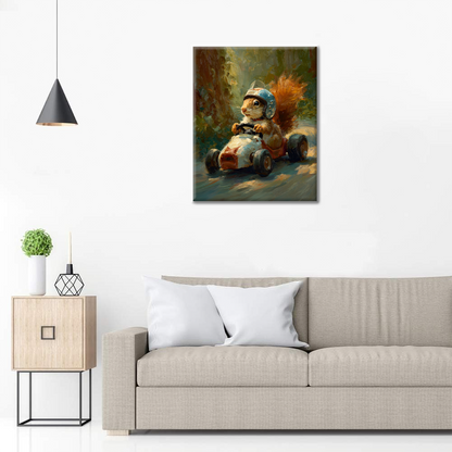 Ardilla de carreras - Pintar por números