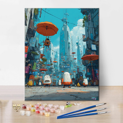 Robo Wonderland - Pintar por números