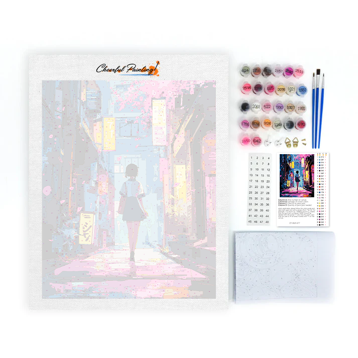Sakura Corner - Pintar por números