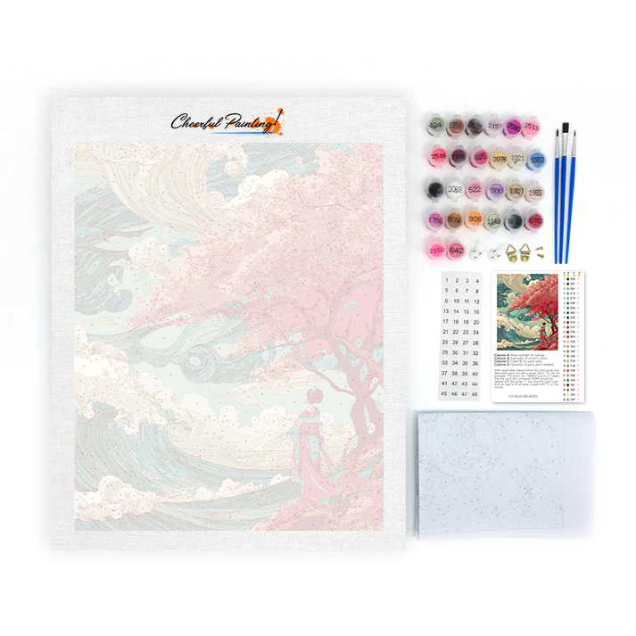 Sakura Wave - Pintar por números