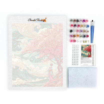 Sakura Wave - Pintar por números
