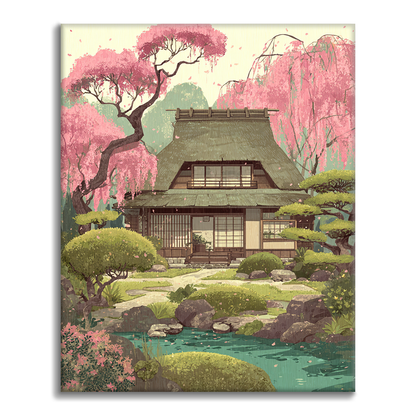 Primavera Kasuga Sakura - Pintar por números
