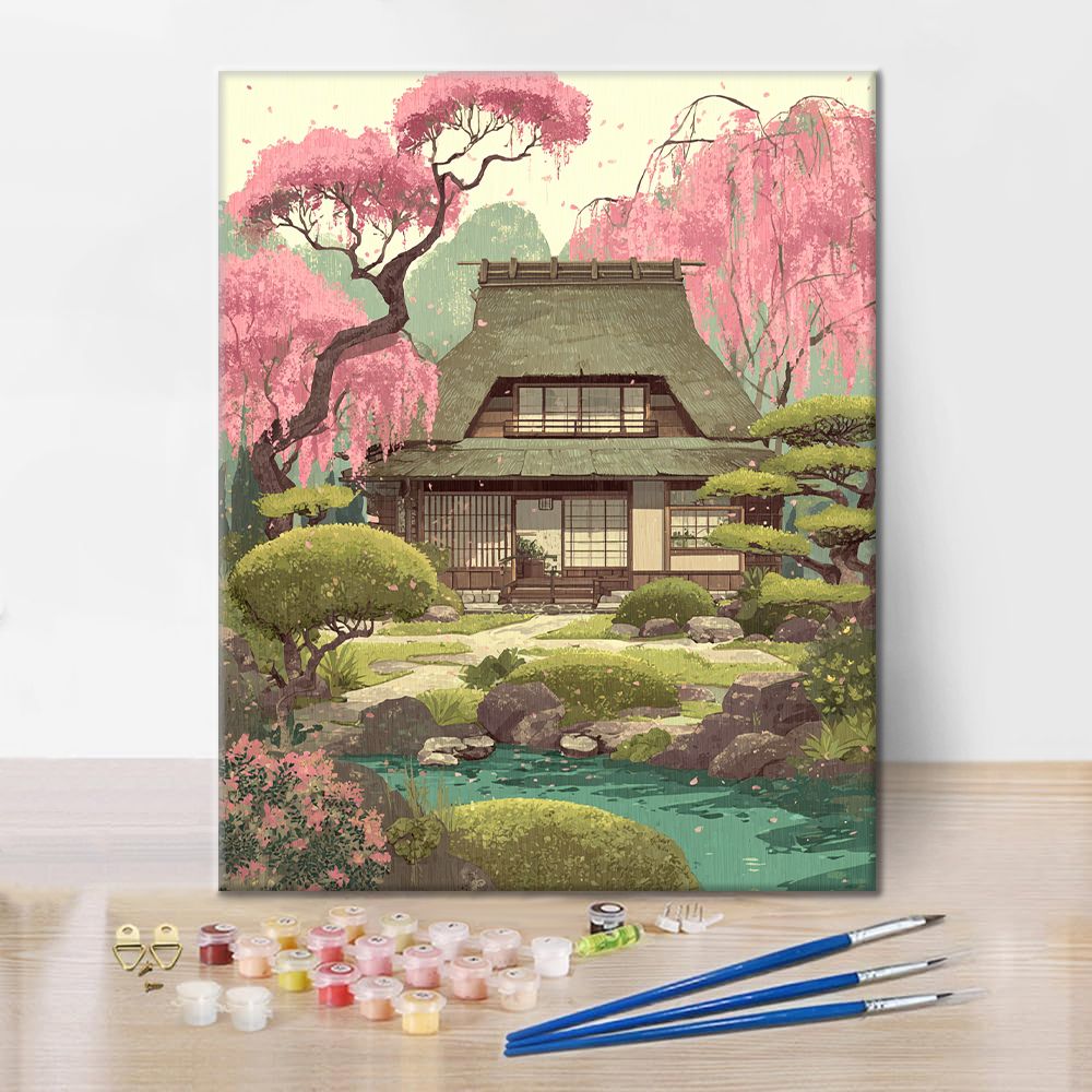 Primavera Kasuga Sakura - Pintar por números