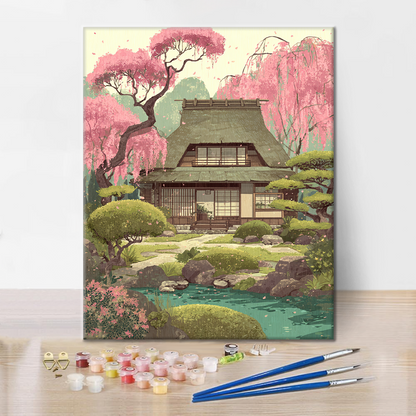 Primavera Kasuga Sakura - Pintar por números