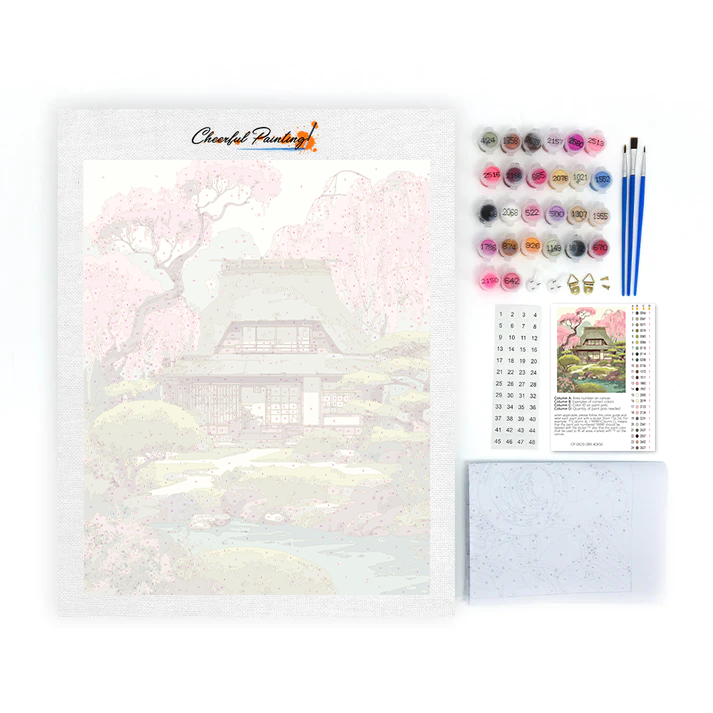 Primavera Kasuga Sakura - Pintar por números