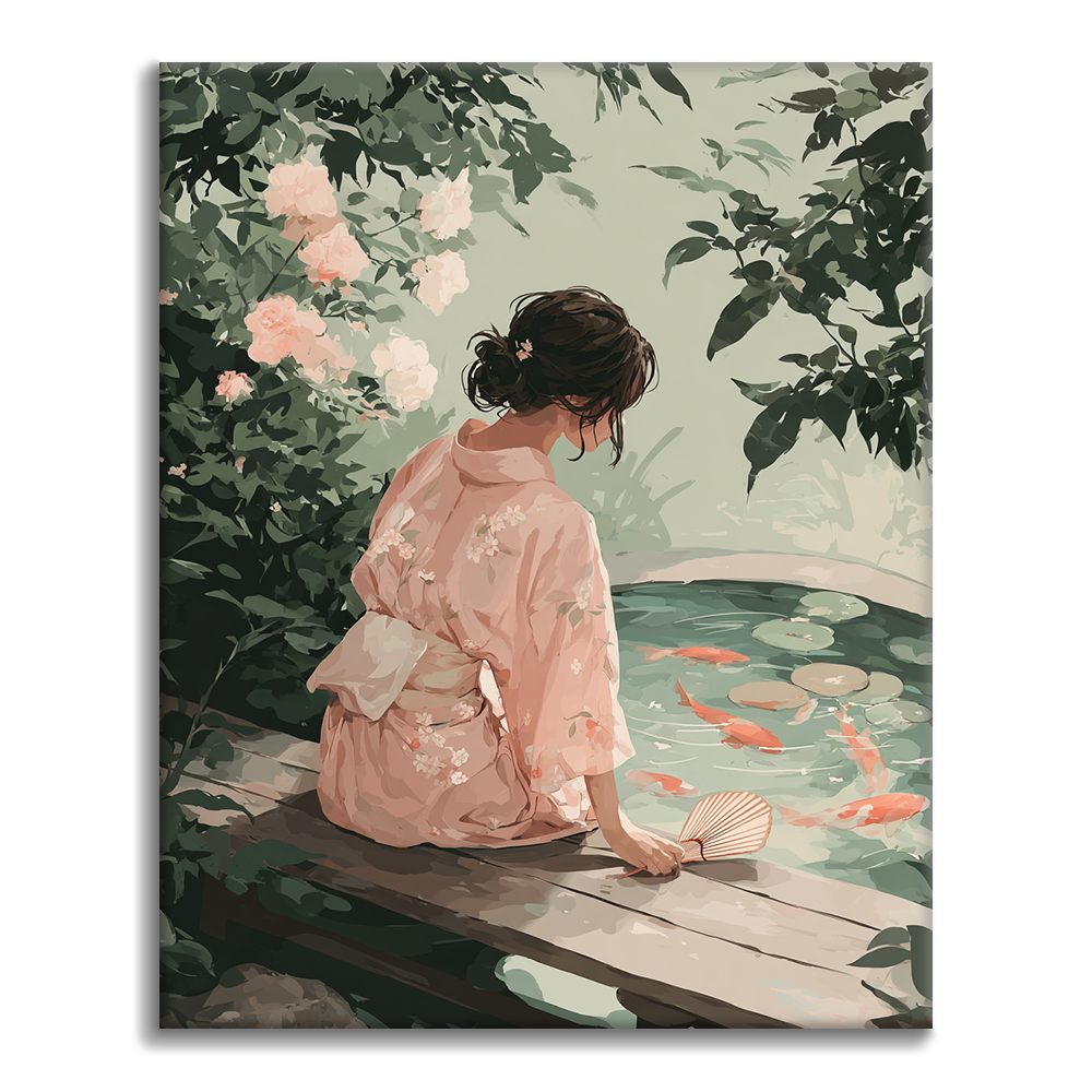 Serenidad primaveral - Pintar por números