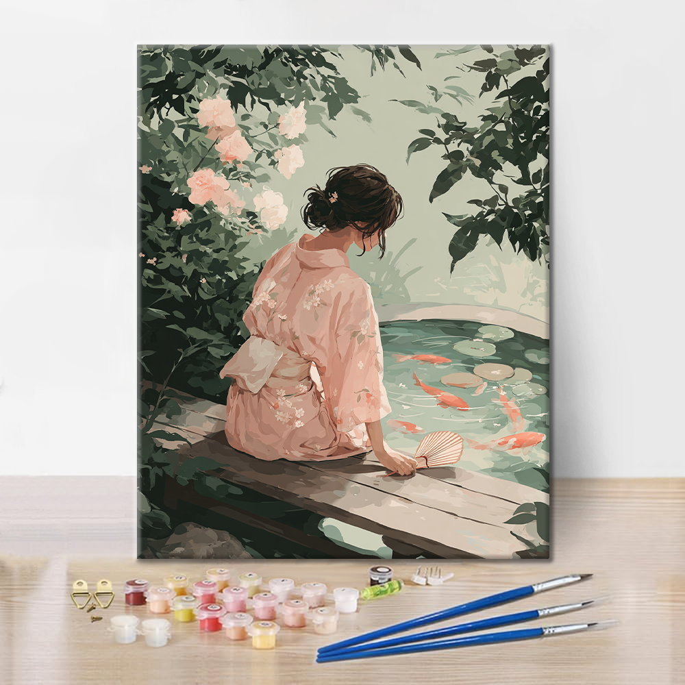 Serenidad primaveral - Pintar por números