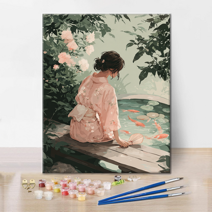 Serenidad primaveral - Pintar por números